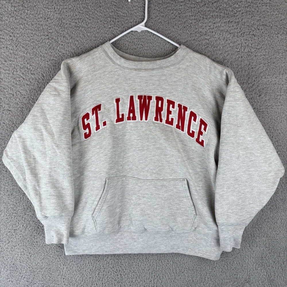 Vintage 80s Champion Double Face Heavyweight Sweatshirt Large St Lawrence *RARE*